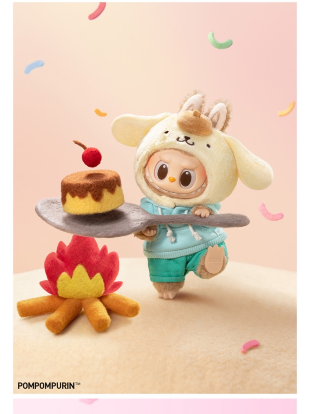 (NEW IN BOX) The Monsters x Hello Kitty and Friends Box - Pompompurin